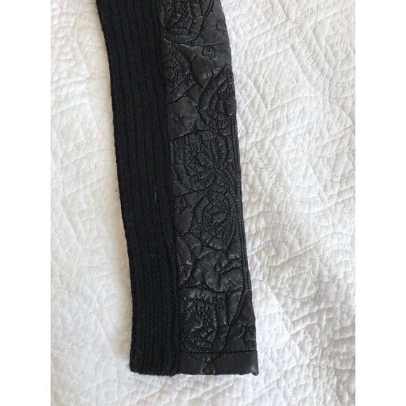 Moth Anthro Oltrarno Black Wool Blend Cardigan - Picture 9 of 9